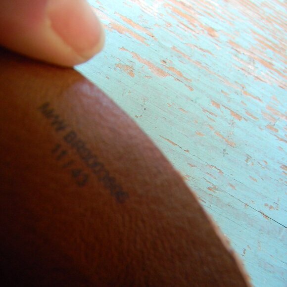 Born Chisana TAN/Brown Leather Sling Back Criss Cross Flat Comfort SZ 11 - Picture 7 of 8